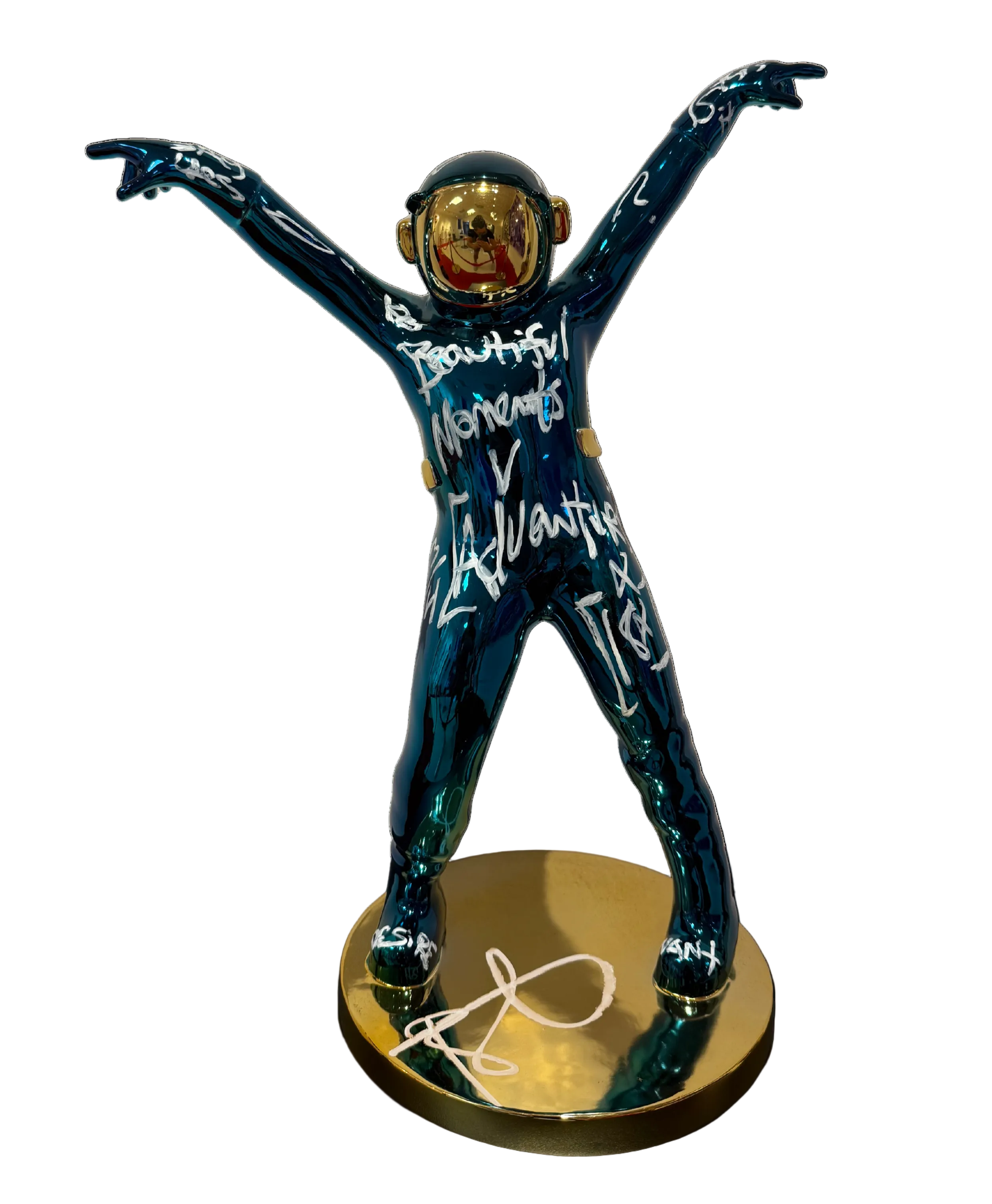Dancing Spaceman Sculpture