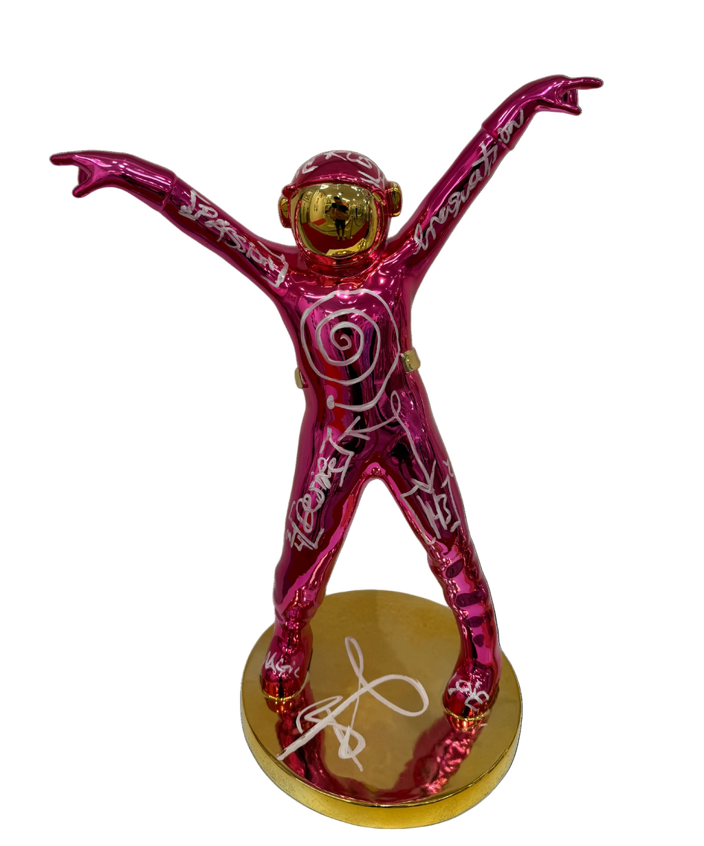 Dancing Spaceman Sculpture